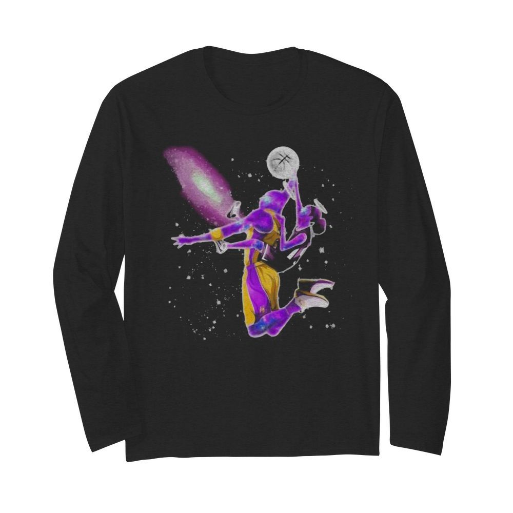 Rip kobe bryant and daughter playing basketball  Long Sleeved T-shirt 