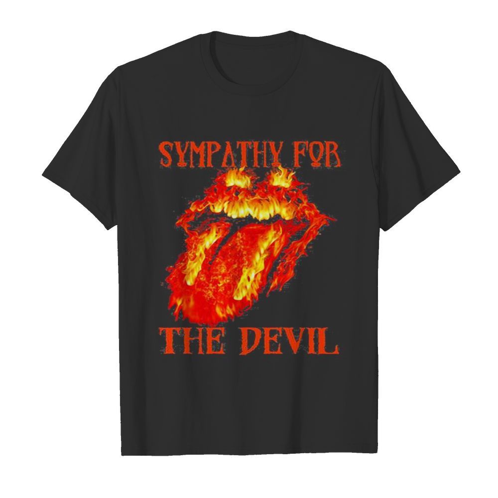 Rolling stone sympathy for the devil fire shirt