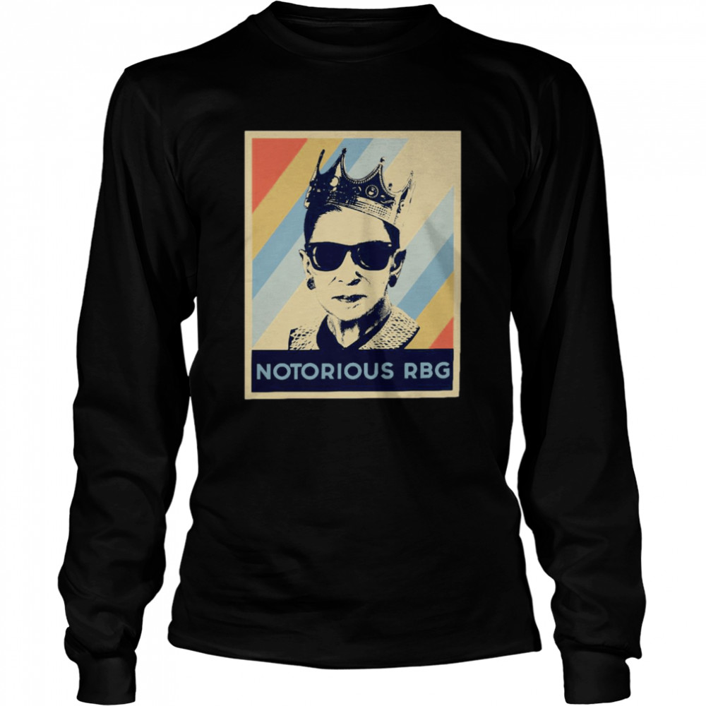 Ruth Bader Ginsburg Notorious RBG  Long Sleeved T-shirt