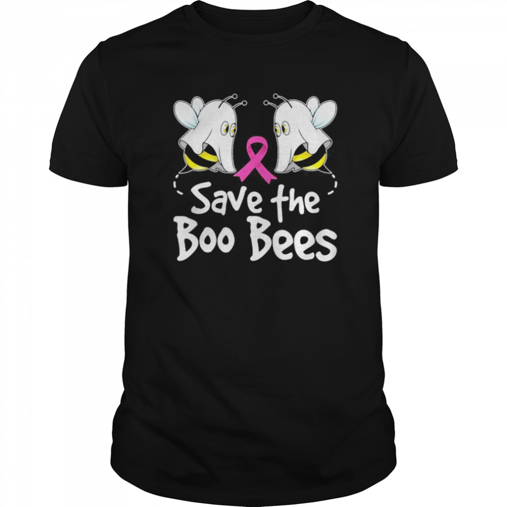 Save The Boo Bees Funny Breast Cancer Awareness Halloween shirt