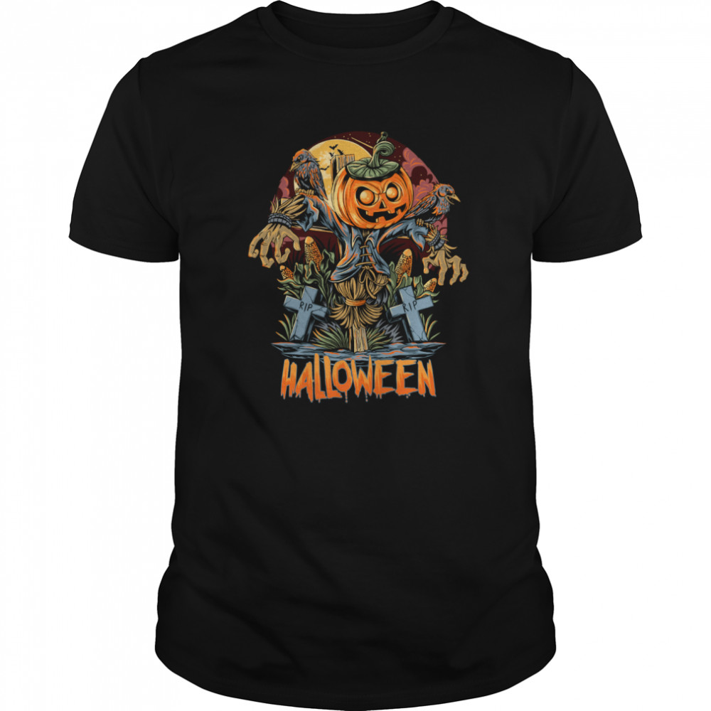 Scarecrow Pumpkins Halloween shirt