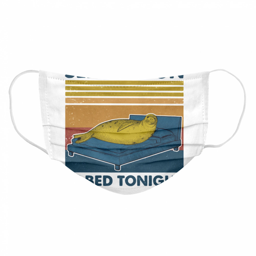 Sea Ya Lion In Bed Tonight Vintage Retro  Cloth Face Mask