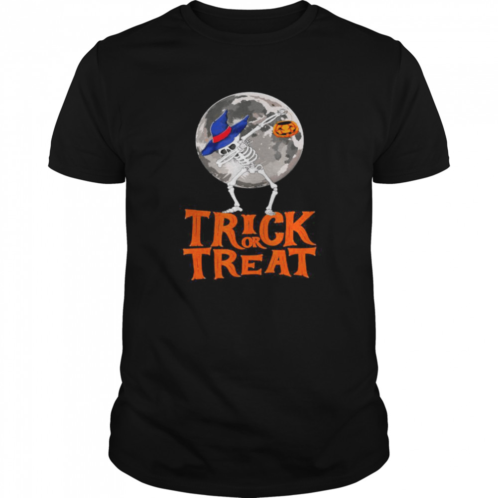 Skeleton Dab Trick Or Treat shirt