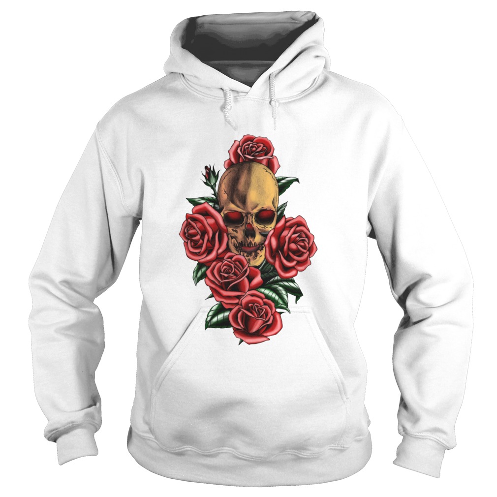 Skull And Roses Dia De Los Muertos Day Of The Dead  Hoodie