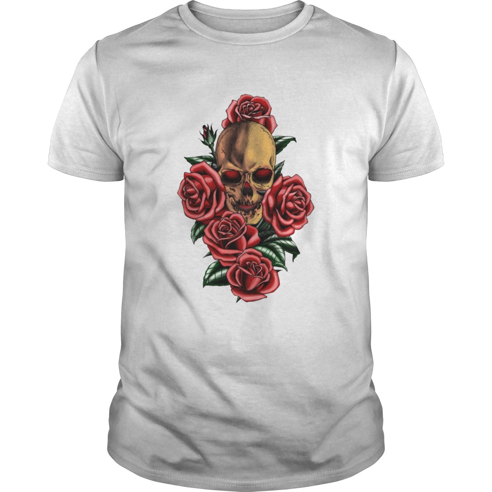 Skull And Roses Dia De Los Muertos Day Of The Dead  Unisex