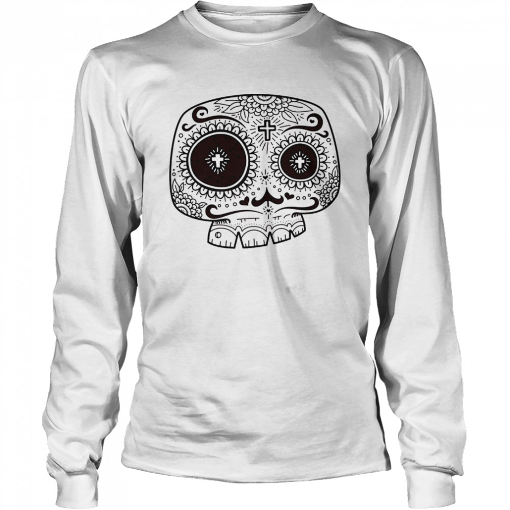 Skull Awakening Day Of The Dead Dia De Muertos  Long Sleeved T-shirt