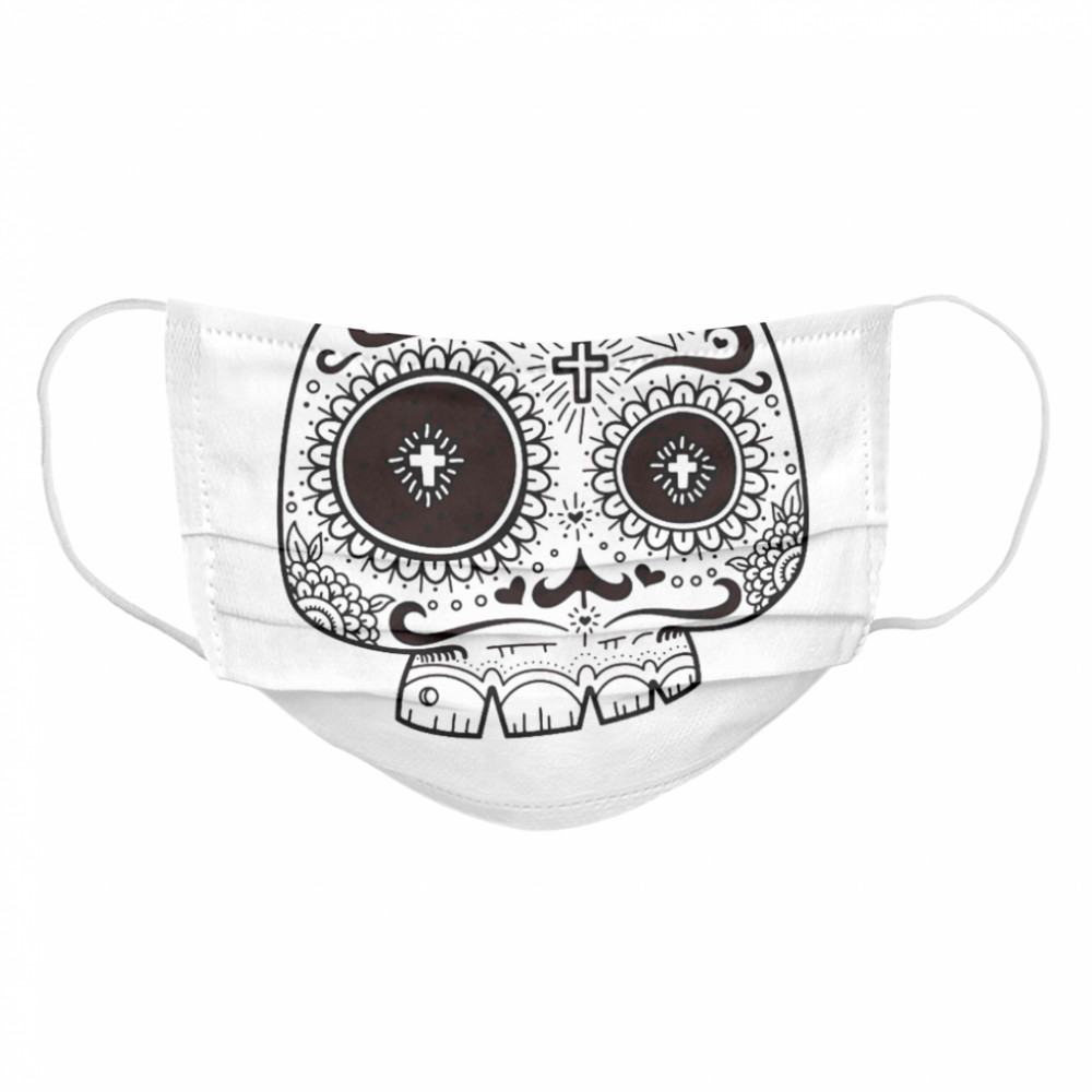 Skull Awakening Day Of The Dead Dia De Muertos  Cloth Face Mask