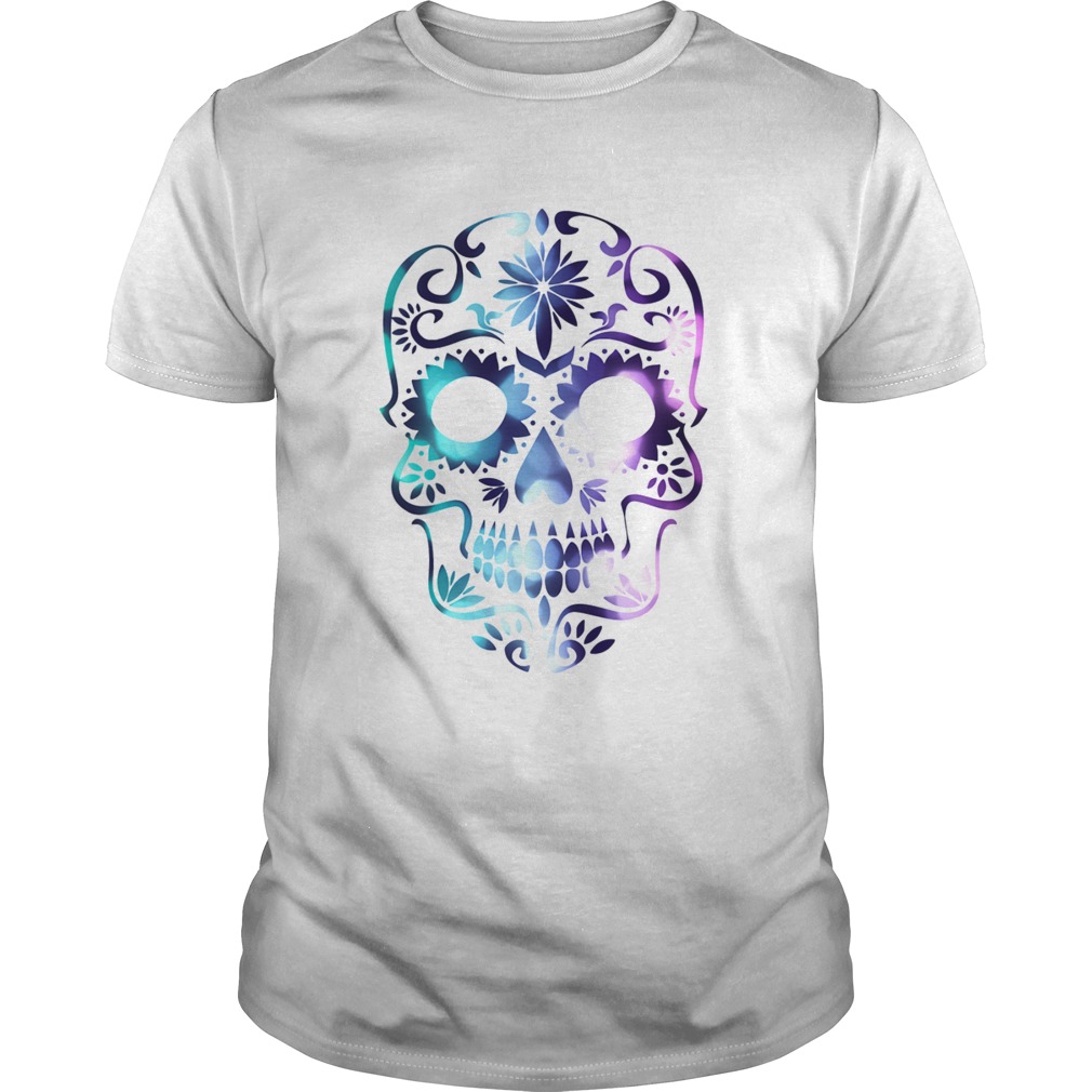 Skull Color Day Of The Dead Muertos shirt