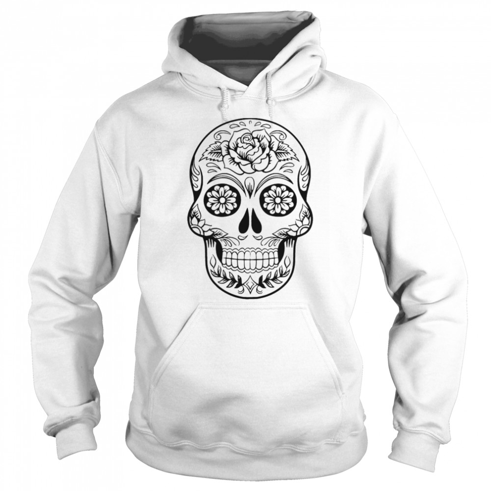 Skull Day Of The Dead Dia De Muertos  Unisex Hoodie