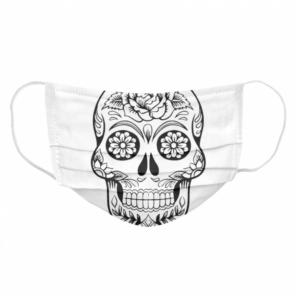 Skull Day Of The Dead Dia De Muertos  Cloth Face Mask