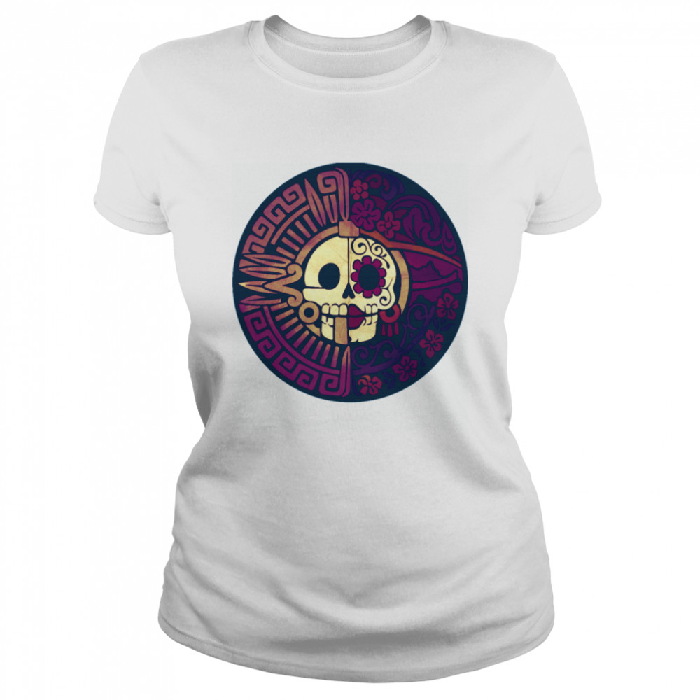 Skull Day Of The Dead Muertos  Classic Women's T-shirt