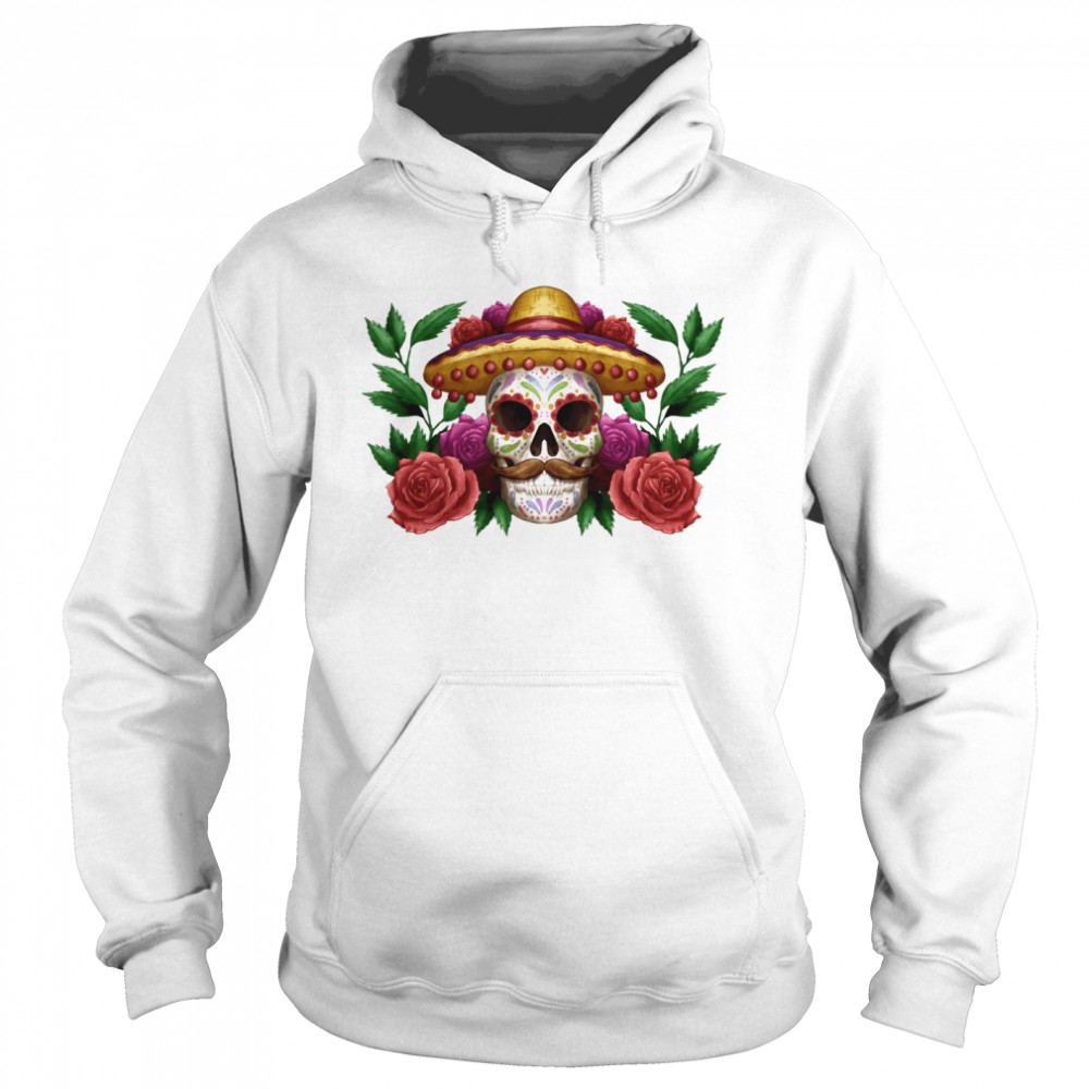 Skull Dia De Los Muertos Mexican Holiday  Unisex Hoodie