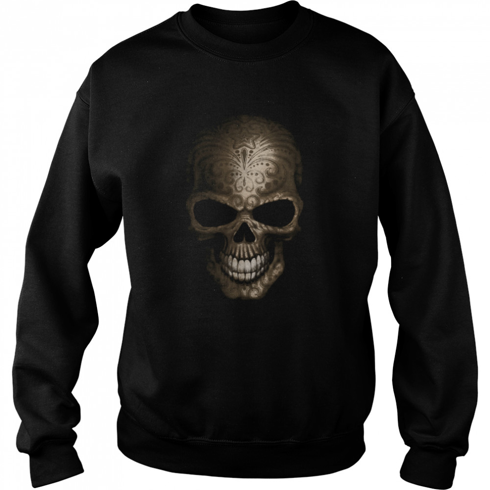 Skull Dia De Muertos Day Dead  Unisex Sweatshirt