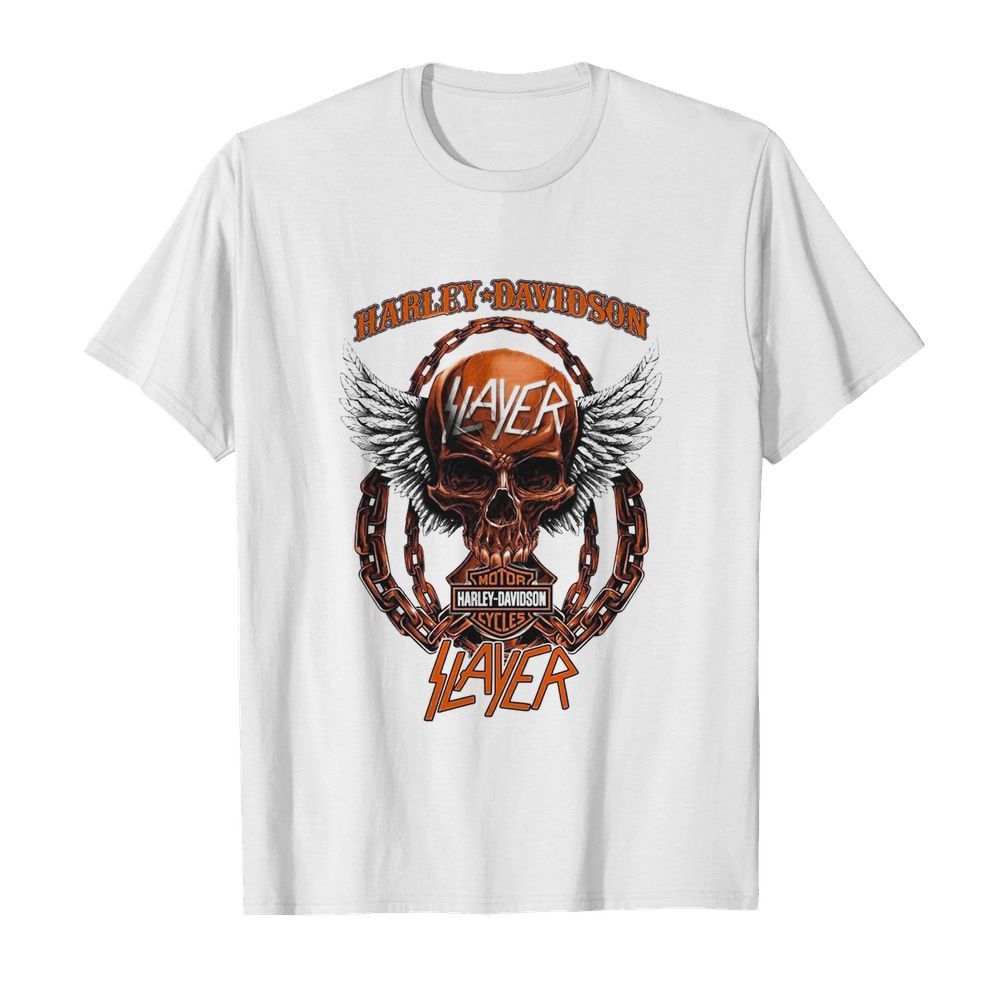 Skull Harley Davidson Motorcycles Zlayer shirt