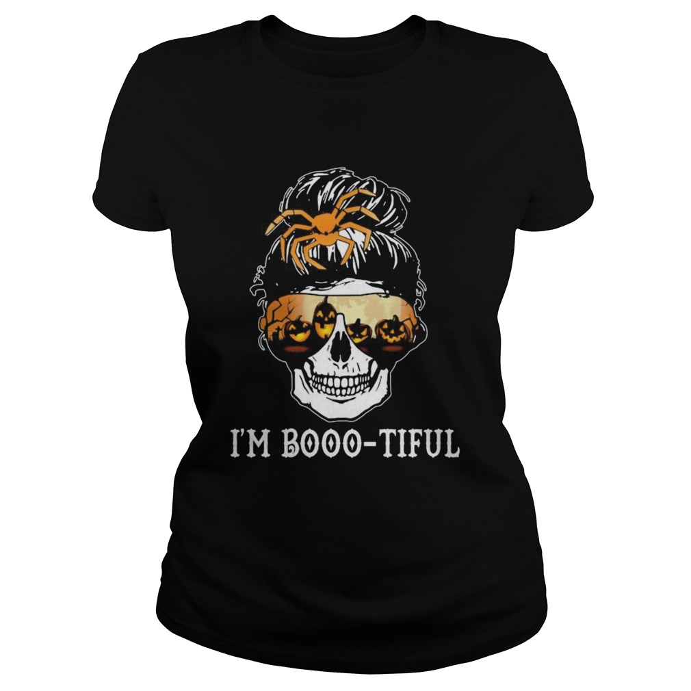 Skull Im Boootiful Halloween  Classic Ladies