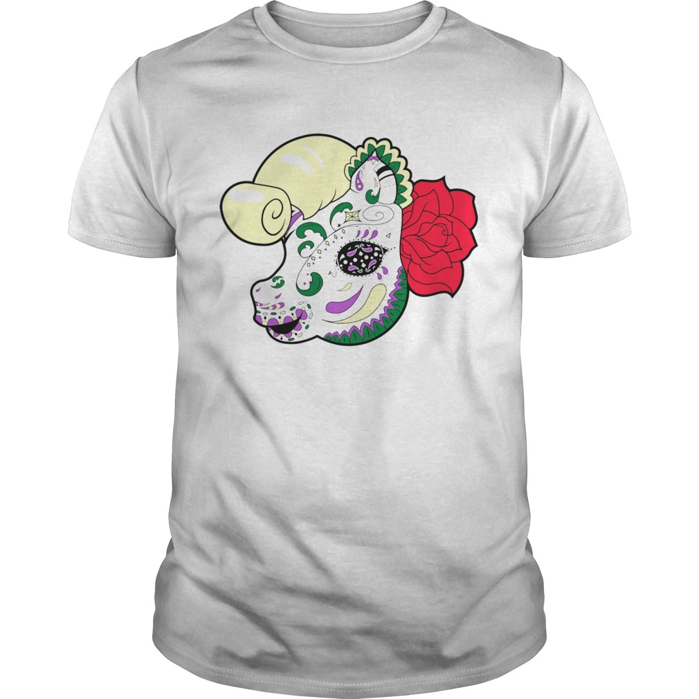 Skull Pony Day Of Dead Dia De Muertos shirt