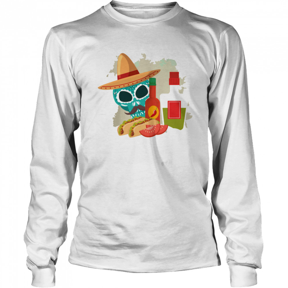 Skull Sandwiches Day Of The Dead  Long Sleeved T-shirt