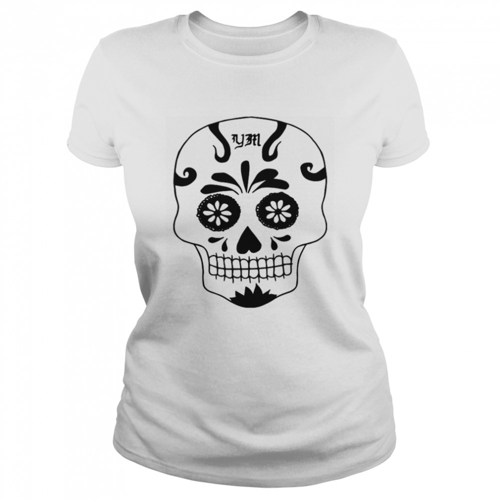 Skull Simple Day Of The Dead In Mexican  Classic Women's T-shirt