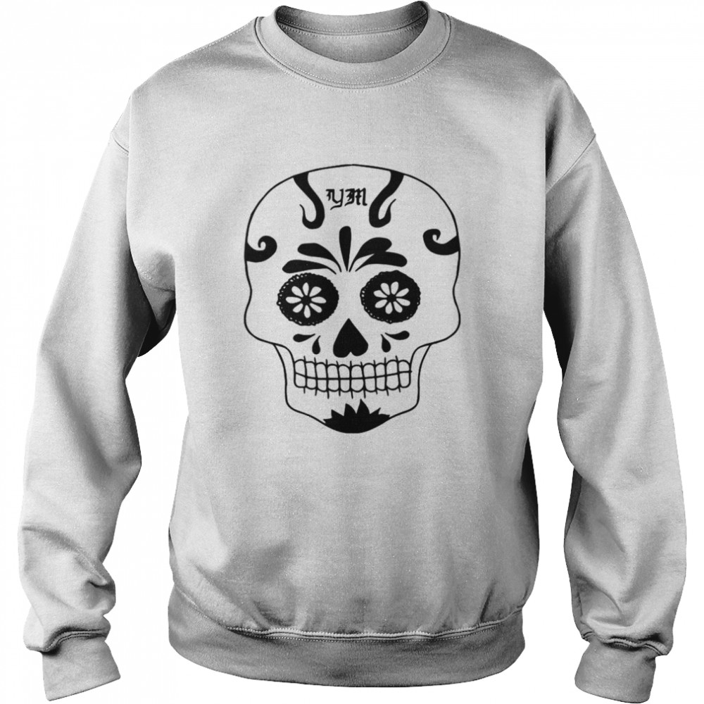 Skull Simple Day Of The Dead In Mexican  Unisex Sweatshirt