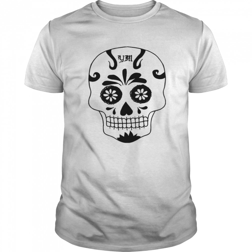 Skull Simple Day Of The Dead In Mexican  Classic Men's T-shirt