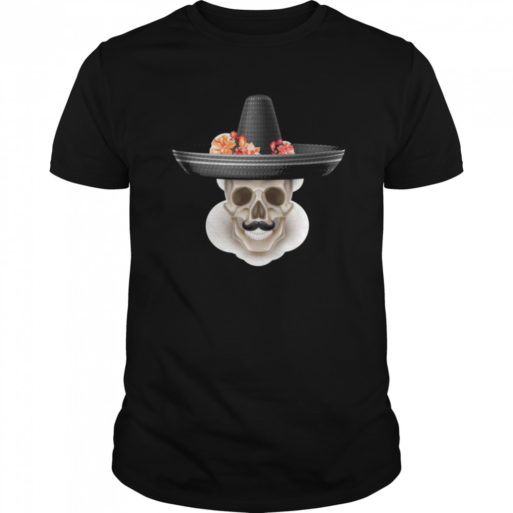 Skull Simple Gentlemen Day Of The Dead shirt