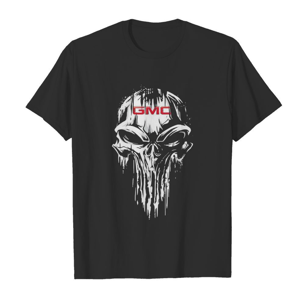 Skull gmc logo halloween shirt