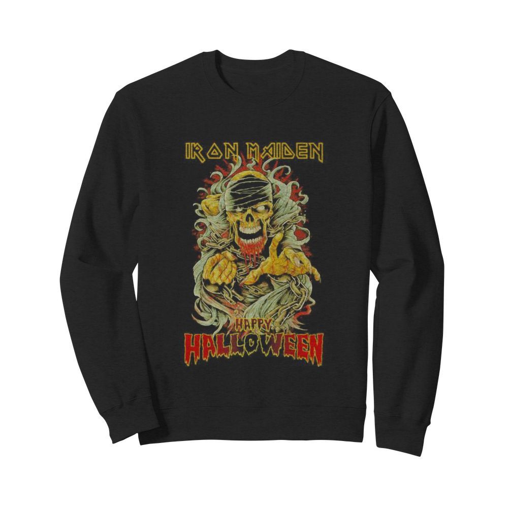 Skull iron maiden happy halloween  Unisex Sweatshirt