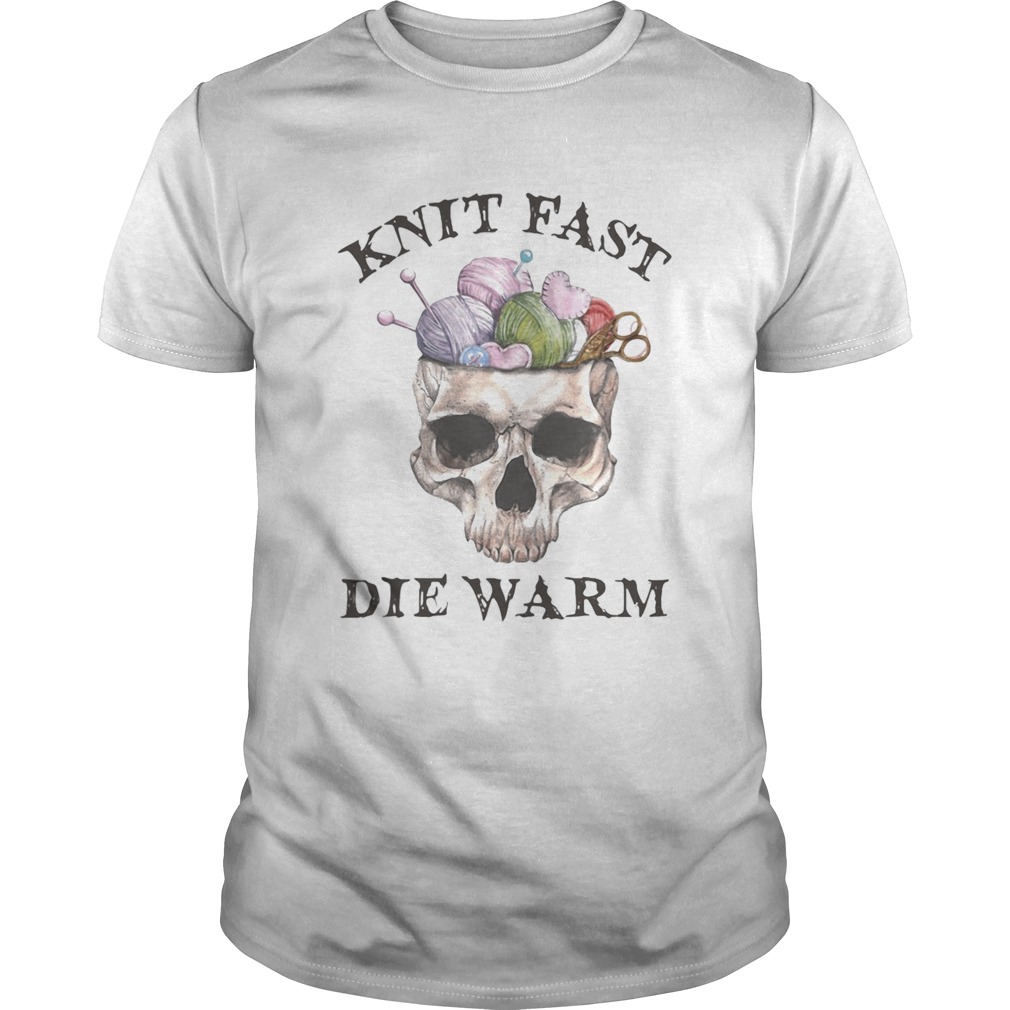 Skull knit fast die warm shirt