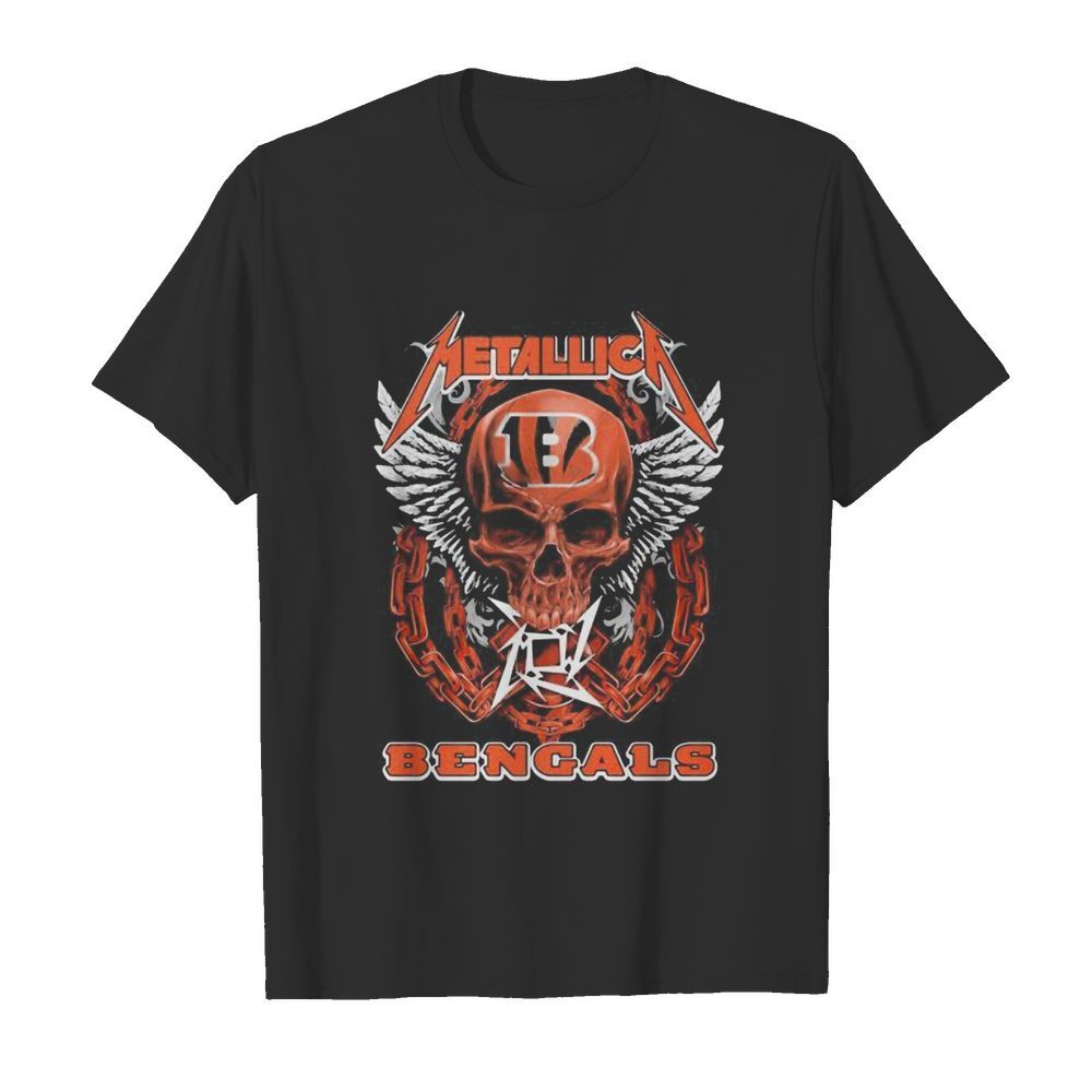 Skull wings cincinnati bengals logo s Tank topSkull wings cincinnati bengals logo shirt