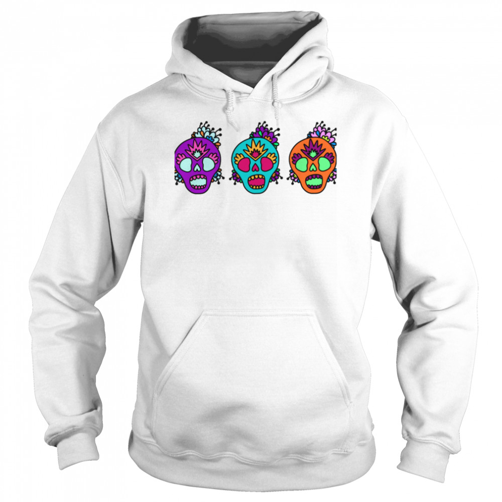 Skulls Day Of The Dead Muertos  Unisex Hoodie