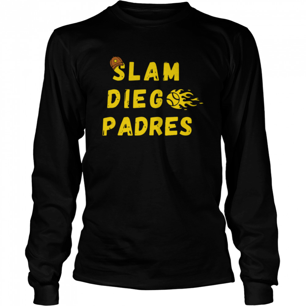 Slam Diego Padres  Long Sleeved T-shirt