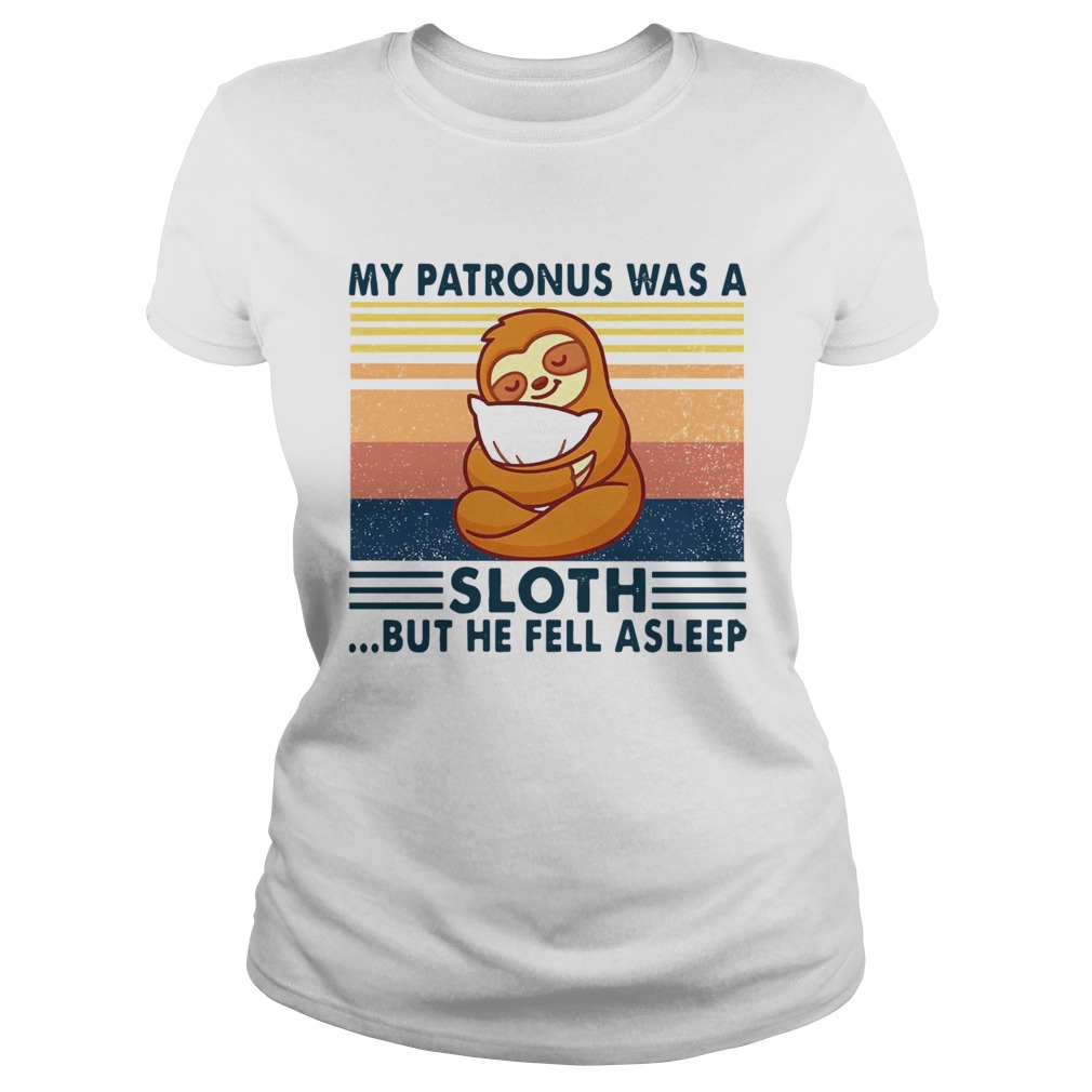 Sloth My Patronus Was A Sloth But He Fell Asleep Vintage  Classic Ladies