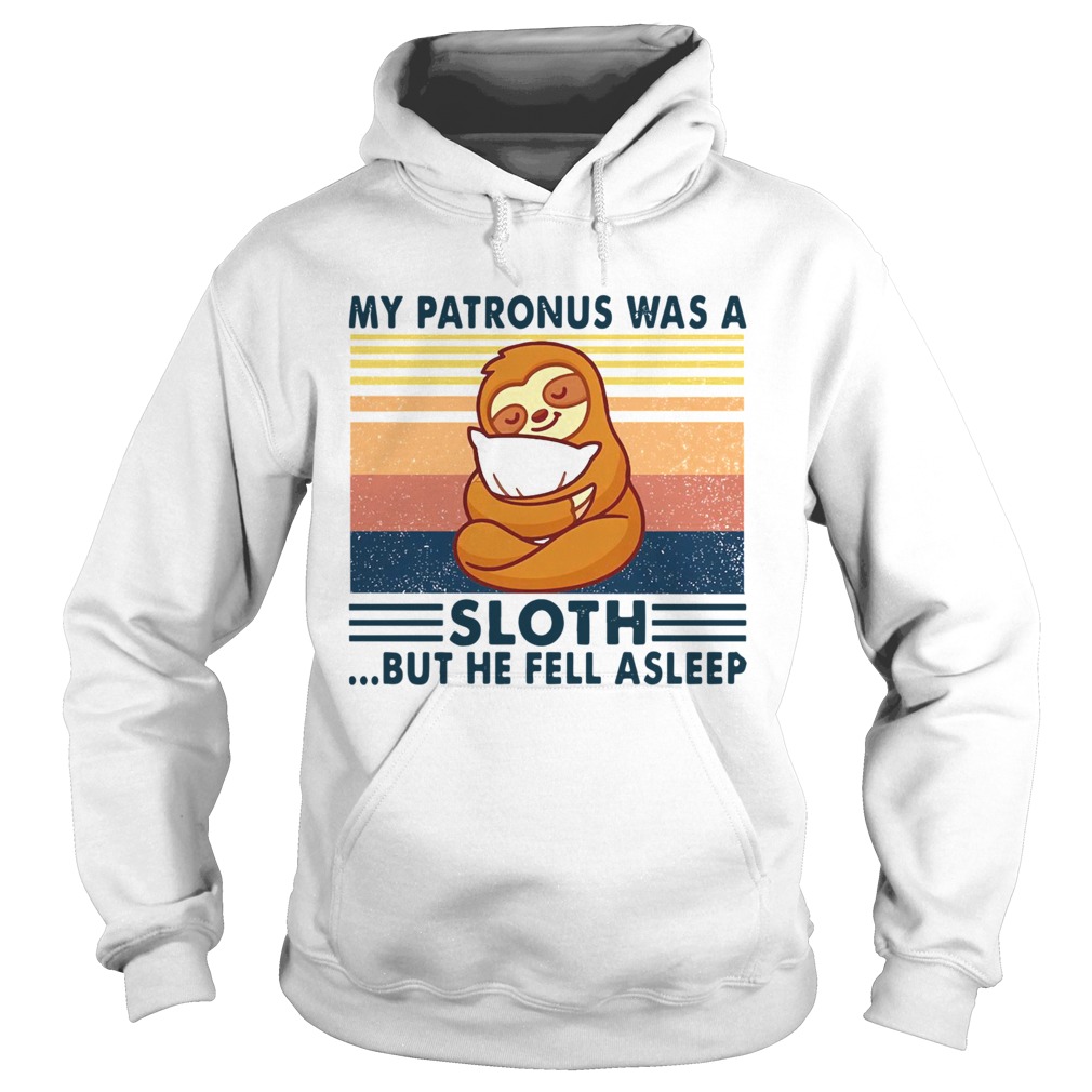 Sloth My Patronus Was A Sloth But He Fell Asleep Vintage  Hoodie