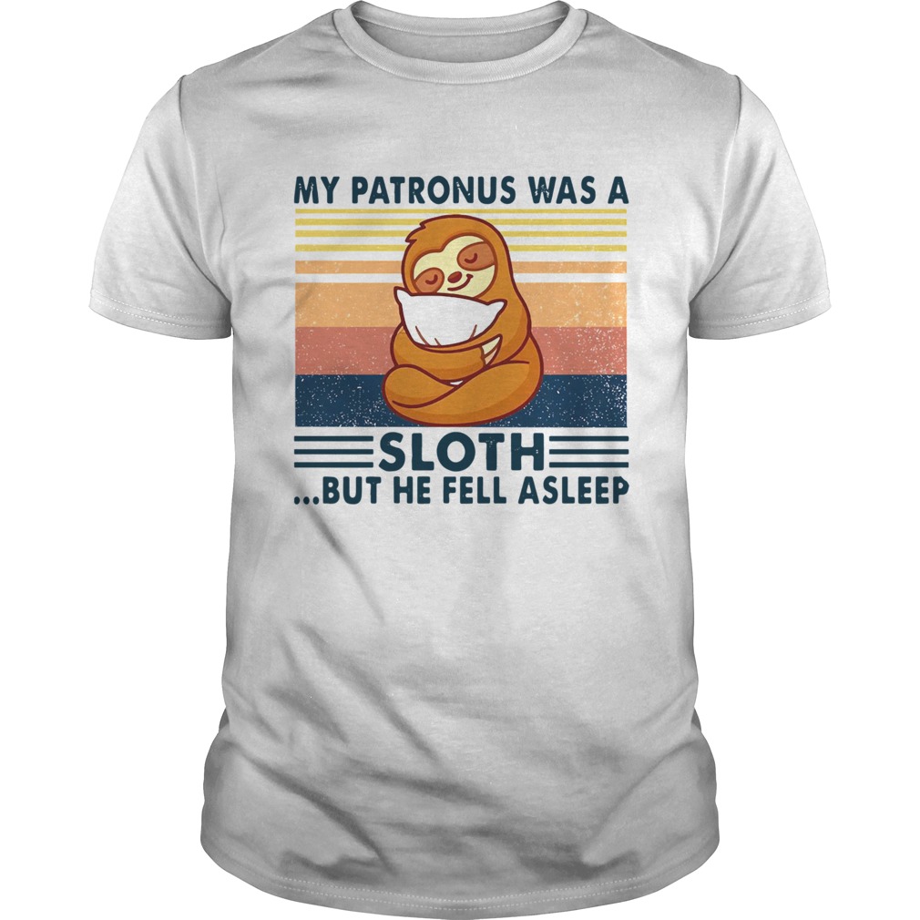 Sloth My Patronus Was A Sloth But He Fell Asleep Vintage  Unisex