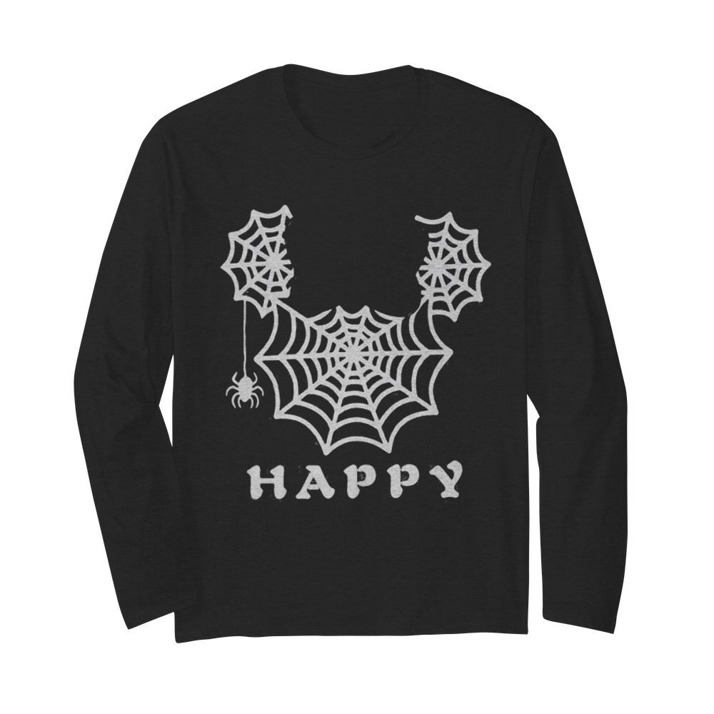 Spider mickey mouse happy halloween  Long Sleeved T-shirt 