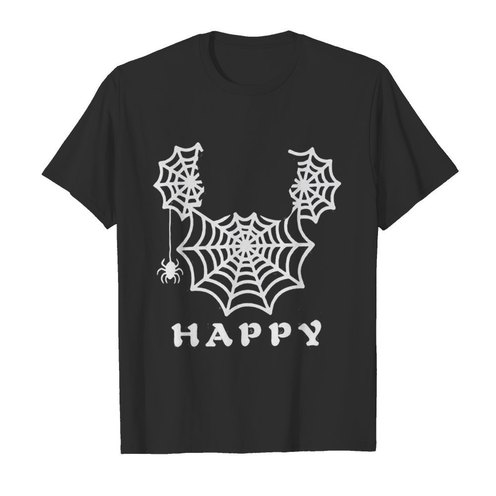 Spider mickey mouse happy halloween shirt