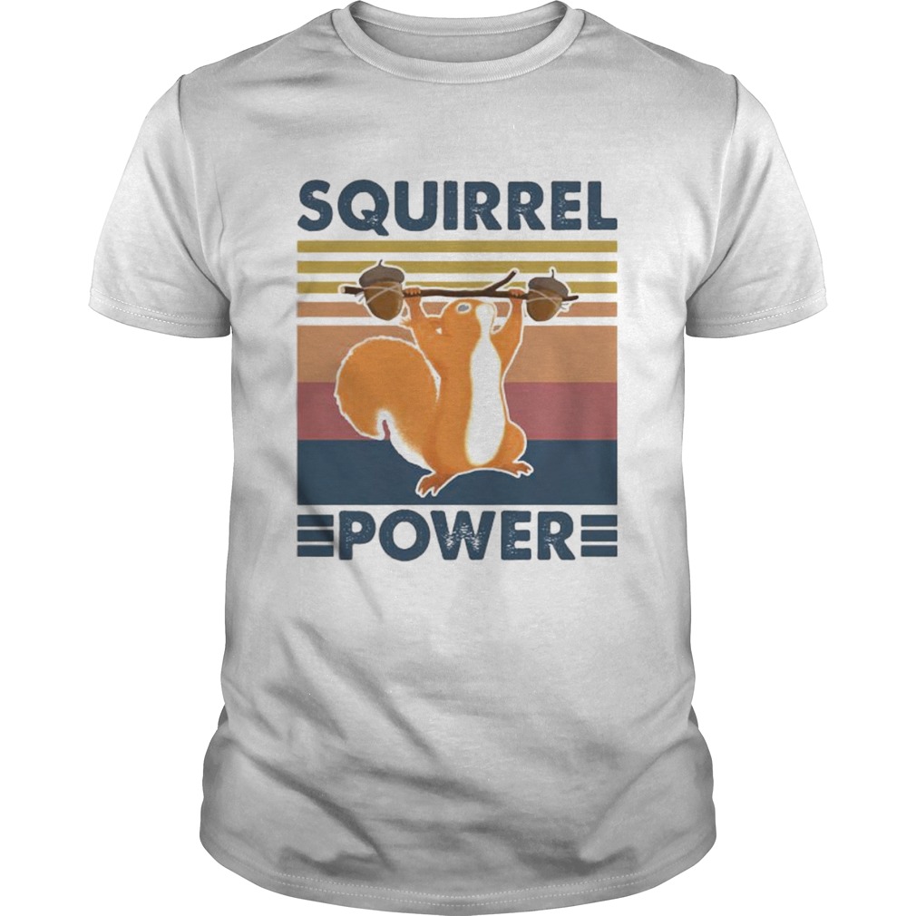 Squirrel power vintage retro  Unisex