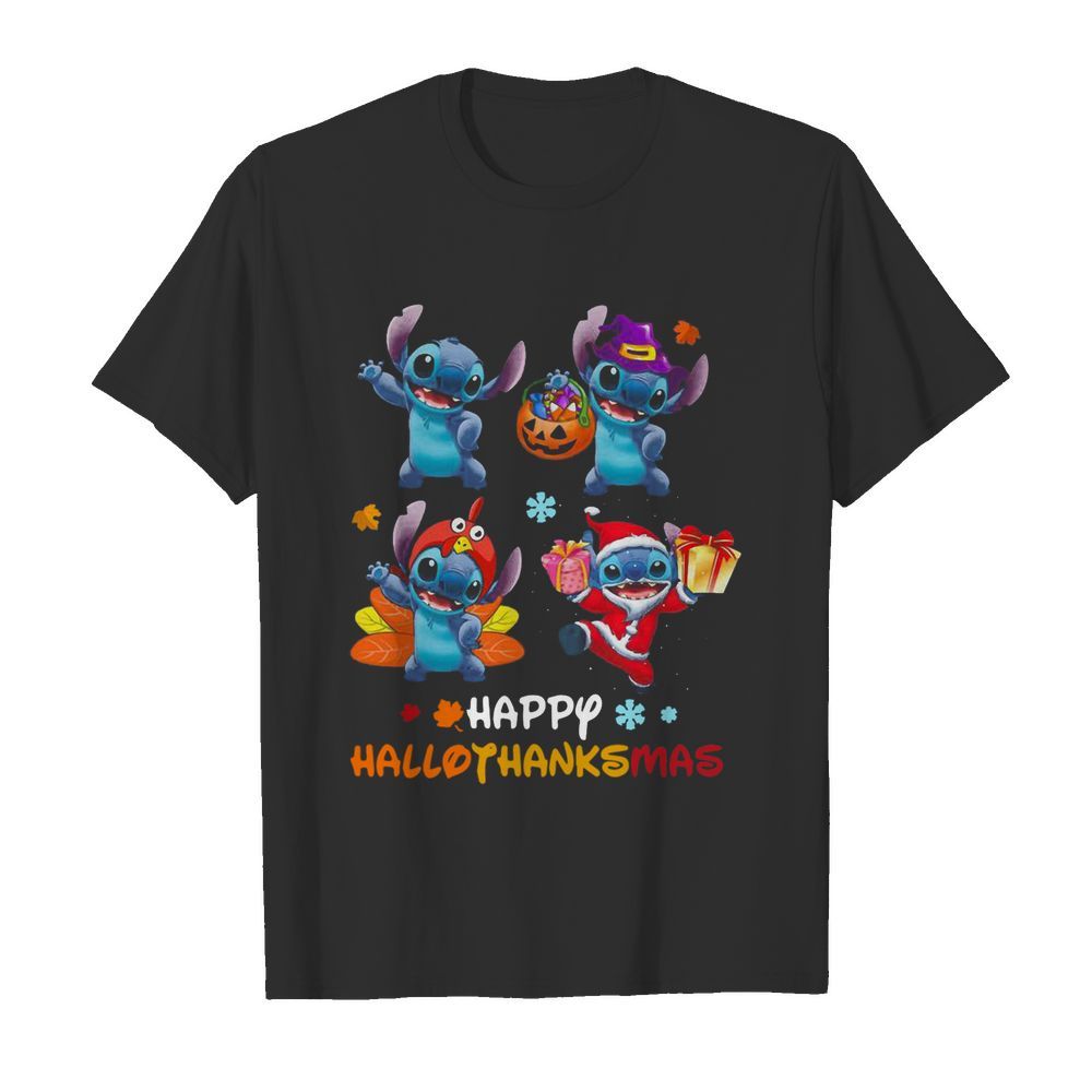 Stitch Happy Hallothanksmas Pumpkin  Classic Men's T-shirt