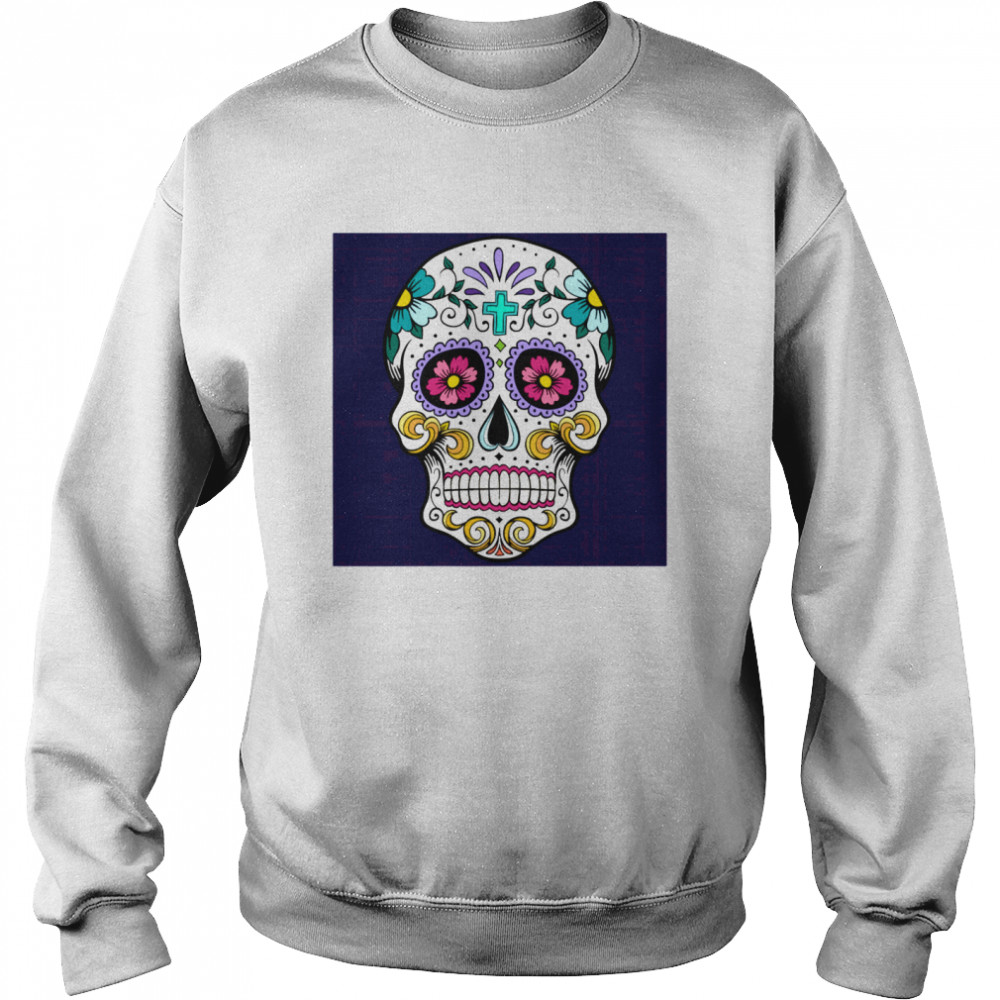 Sugar Candy Skulls Day Of The Dead  Unisex Sweatshirt