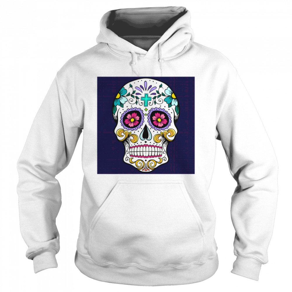 Sugar Candy Skulls Day Of The Dead  Unisex Hoodie