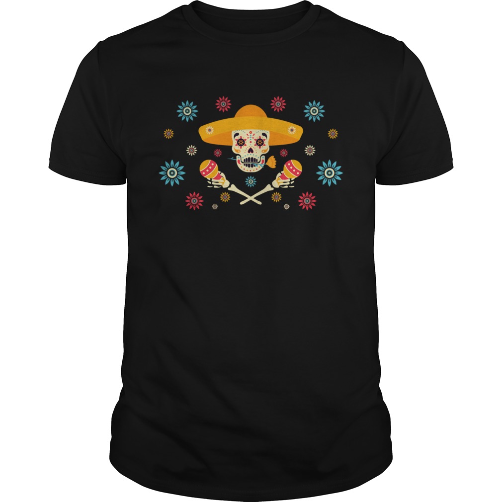 Sugar Skull Day Of Dead In Mexican Holiday shirt