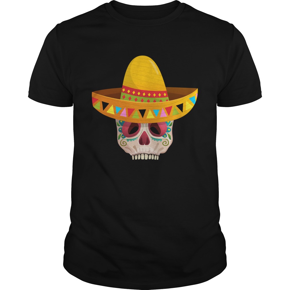 Sugar Skull Day Of The Dead Muertos In Mexican shirt