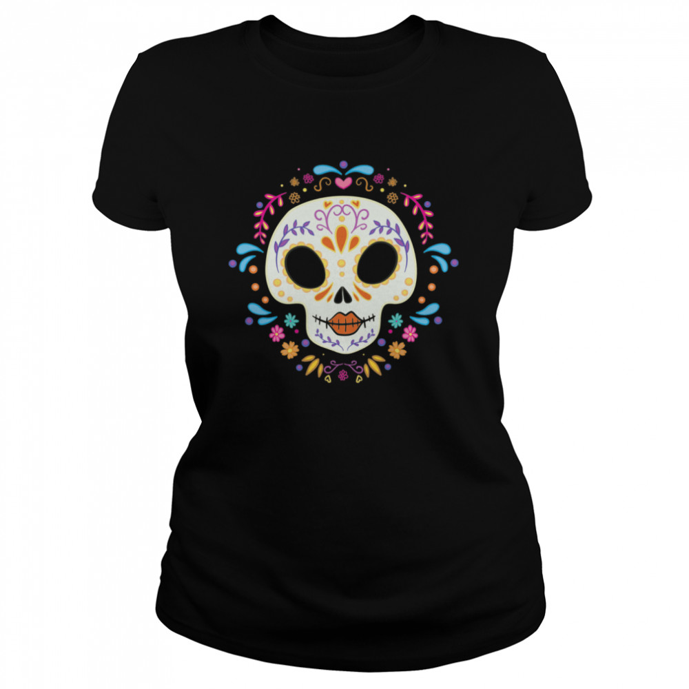 Sugar Skull Day Of The Dead  Classic Women's T-shirt