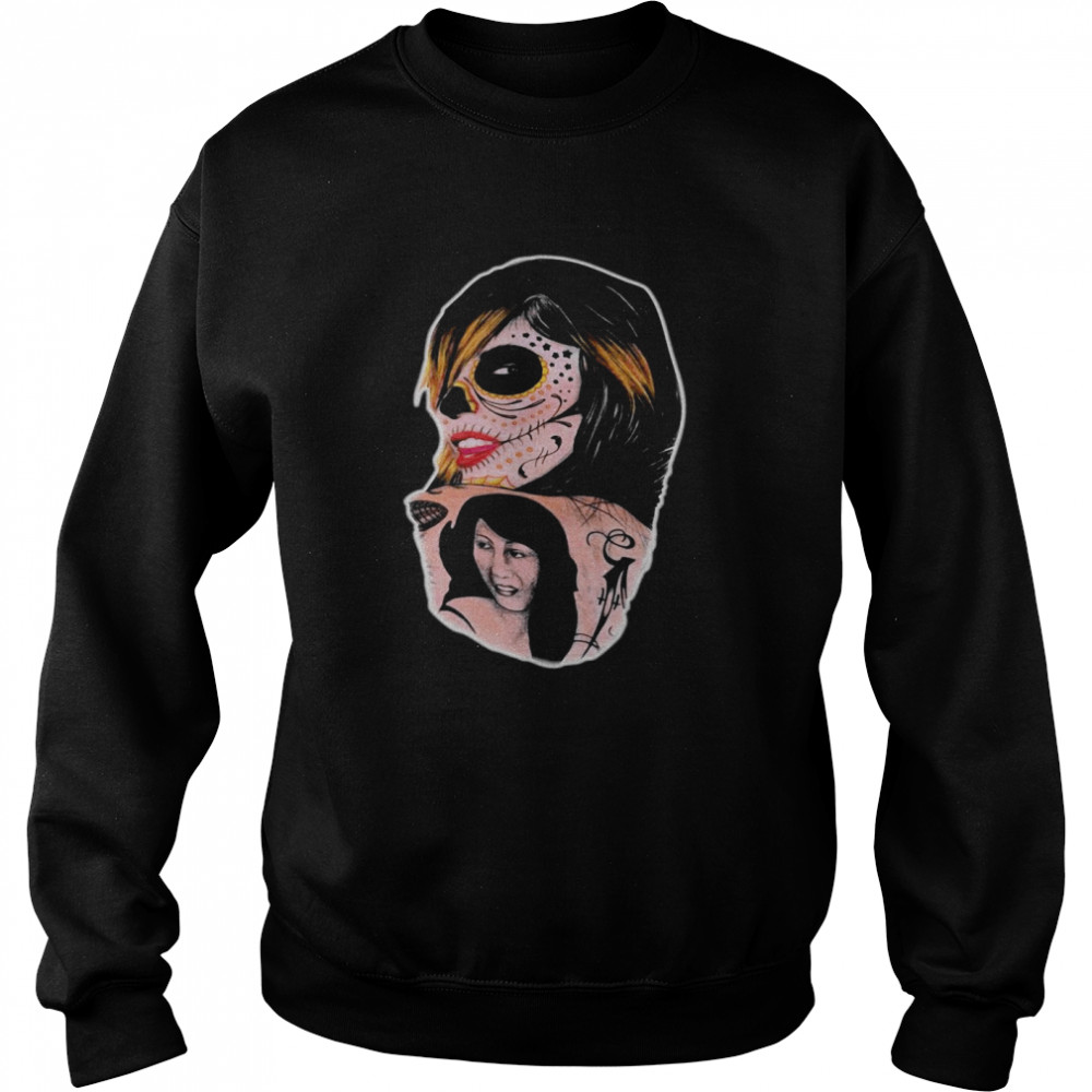 Sugar Skull Girl Kat Von D Day Of The Dead  Unisex Sweatshirt