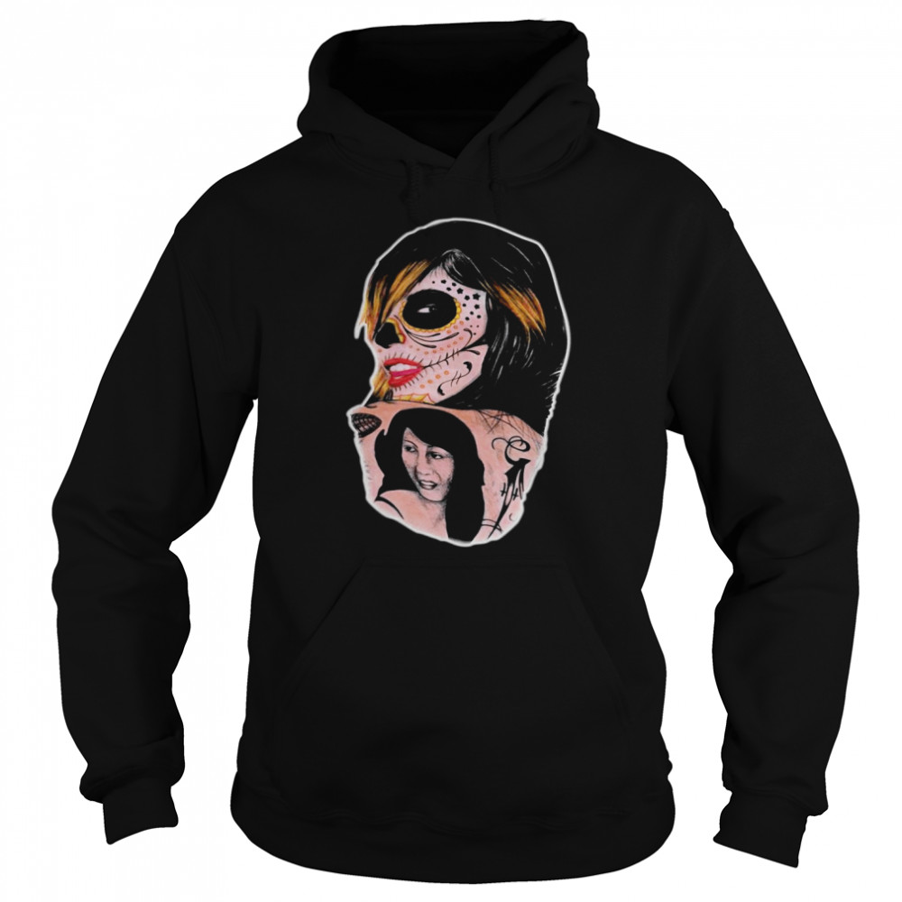 Sugar Skull Girl Kat Von D Day Of The Dead  Unisex Hoodie