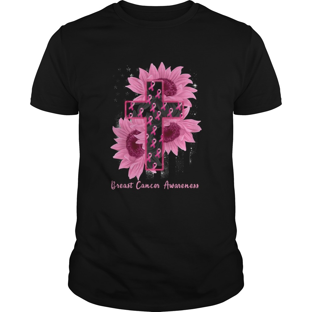 Sunflower Breast Cancer Awareness shirt