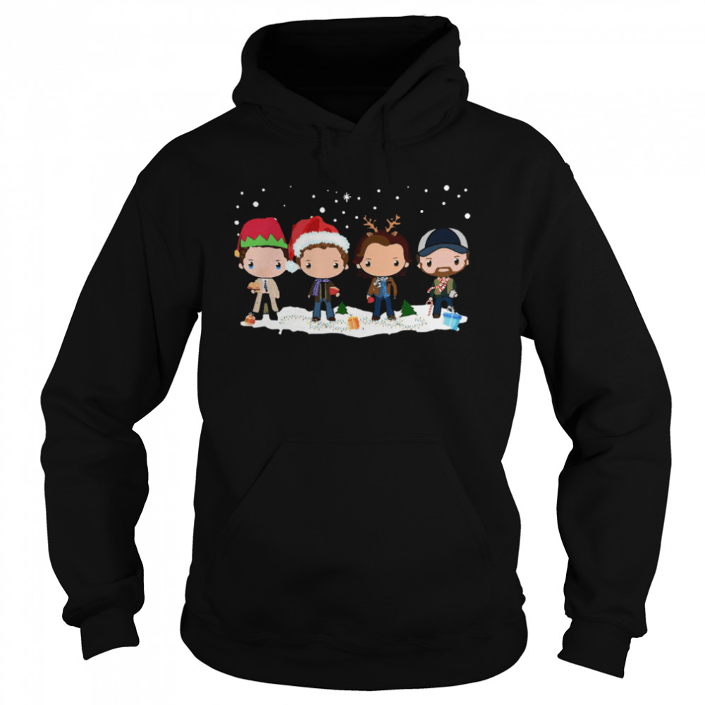 Supernatural Chibi Christmas  Unisex Hoodie