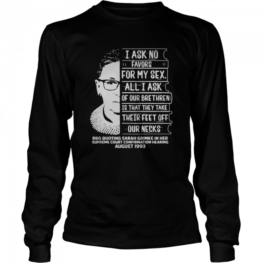 THE SUPREMES Supreme Court Justices RBG cute  Long Sleeved T-shirt