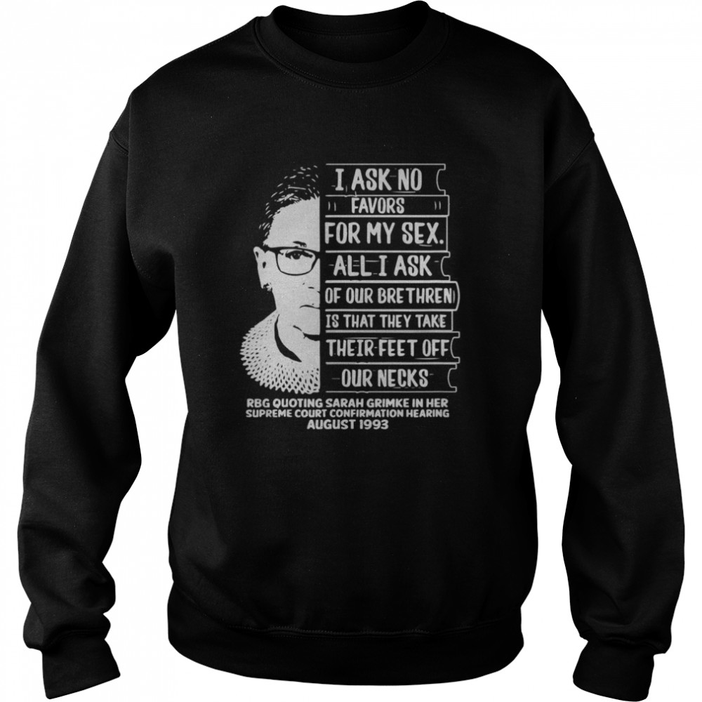 THE SUPREMES Supreme Court Justices RBG cute  Unisex Sweatshirt