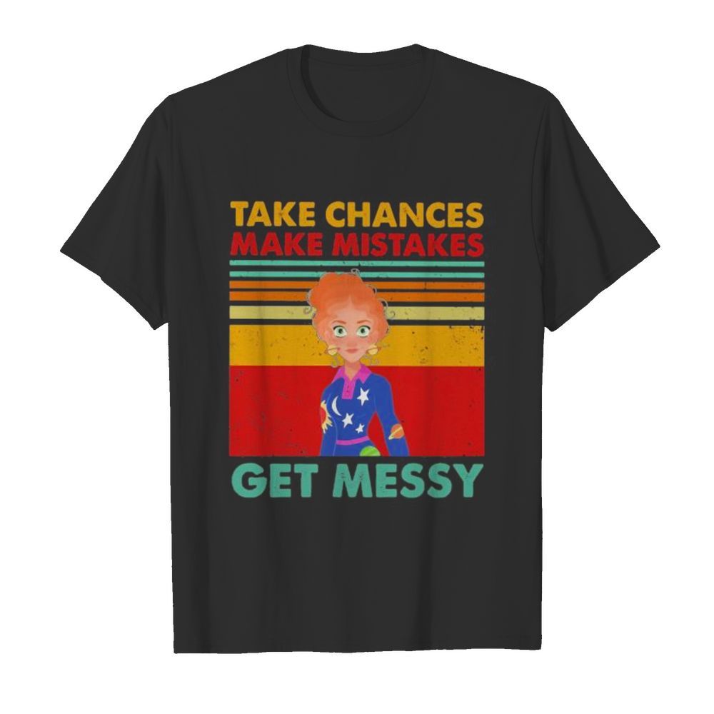 Take chances make mistake get messy vintage retro  Classic Men's T-shirt